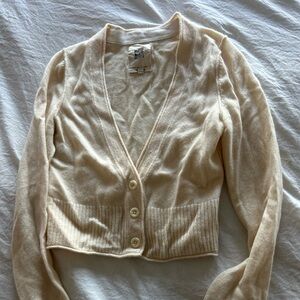 100% cashmere cardigan